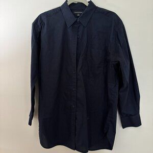 Banana Republic Long Sleeve Button Up Shirt - Dark Navy - Size M